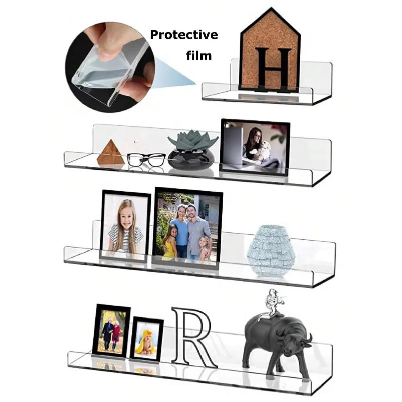 Clear Acrylic Book Stand Holder - Estante de Almacenamiento Acrílico Transparente de