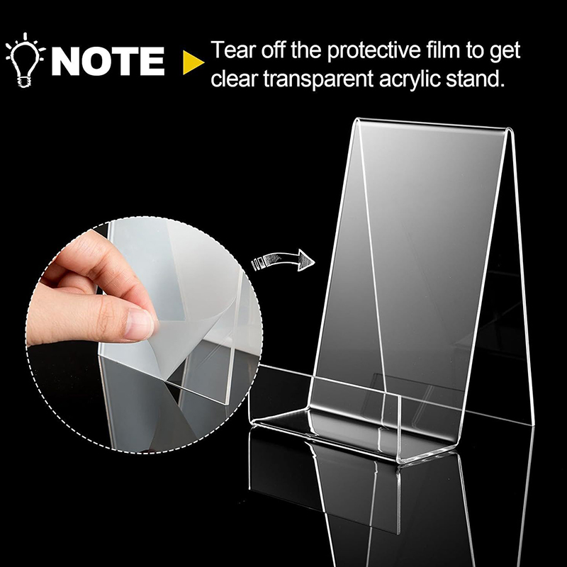 Clear Acrylic Book Stand Holder - Soporte de exhibición de acrílico transparente,