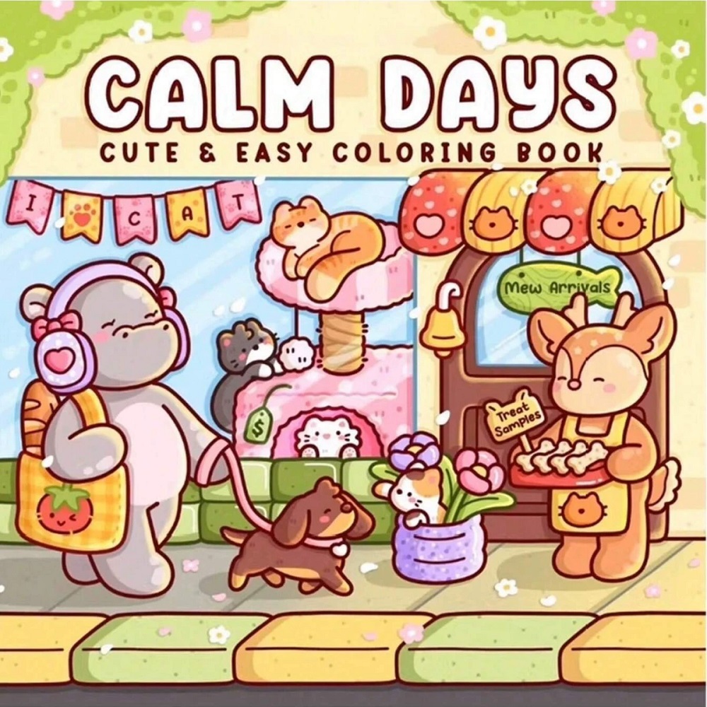 Adult Coloring Book Stress Relief - Libro para Colorear con Lindos Animales