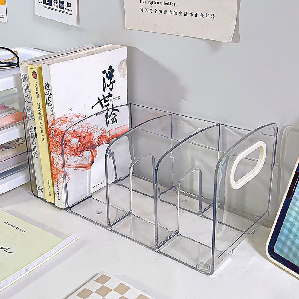 Clear Acrylic Book Stand Holder - Sujetalibros portátiles de acrílico transparente con