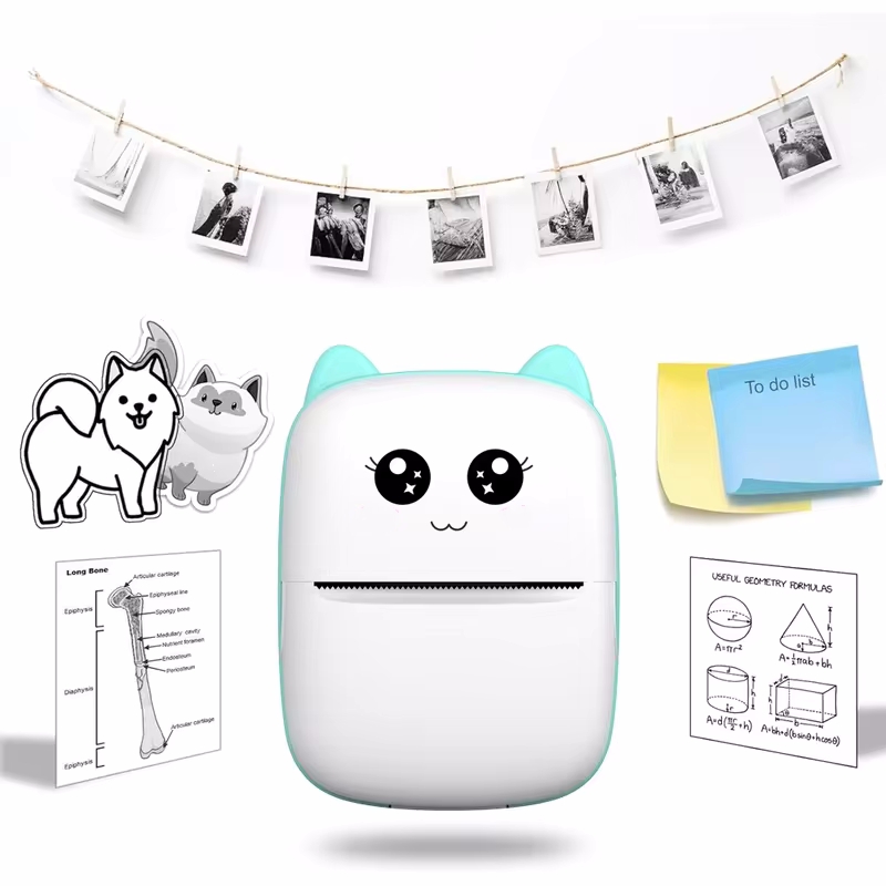 Mini impresora térmica portáti - Mini Pocket Thermal Printer Paper Roll reseña y precio