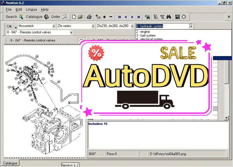Catálogo de repuestos AutoDVD  - Books reseña y precio