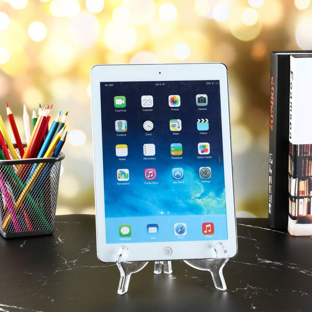 Paquete de 6 Soportes de Exhib - Clear Acrylic Book Stand Holder reseña y precio