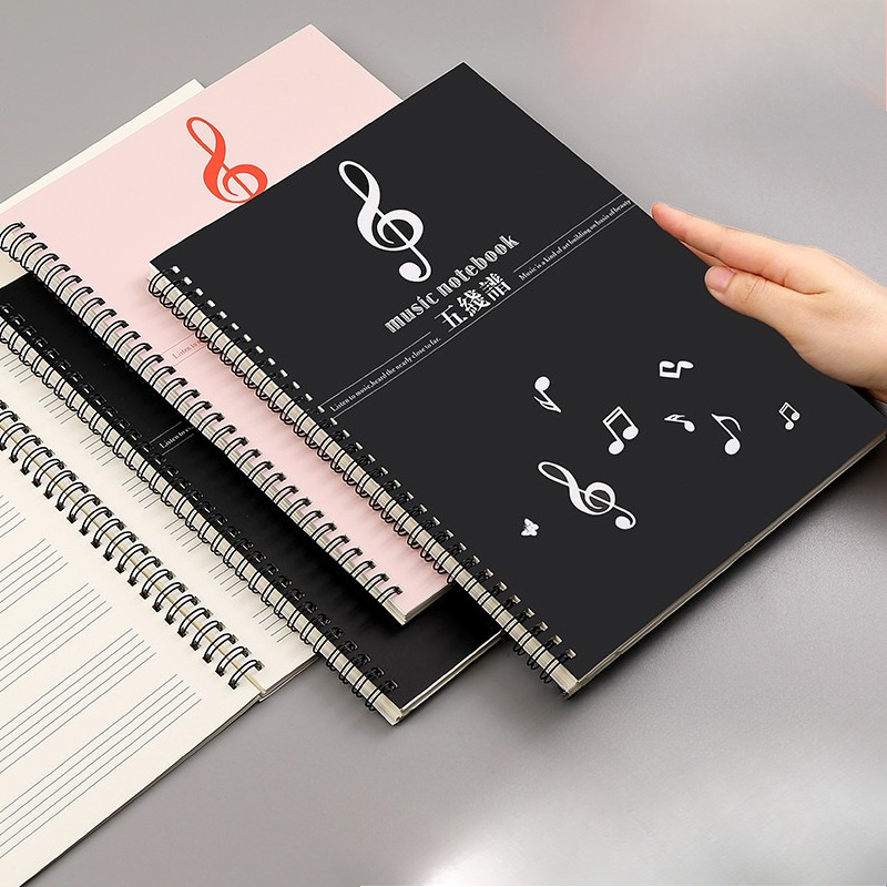 Cuaderno de partituras en espi - Blank Sheet Music Notebook reseña y precio