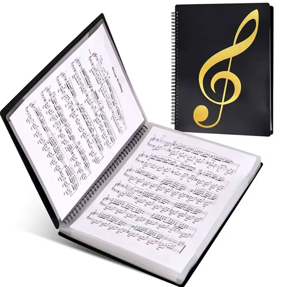 Carpeta de partituras de músic - Blank Sheet Music Notebook reseña y precio