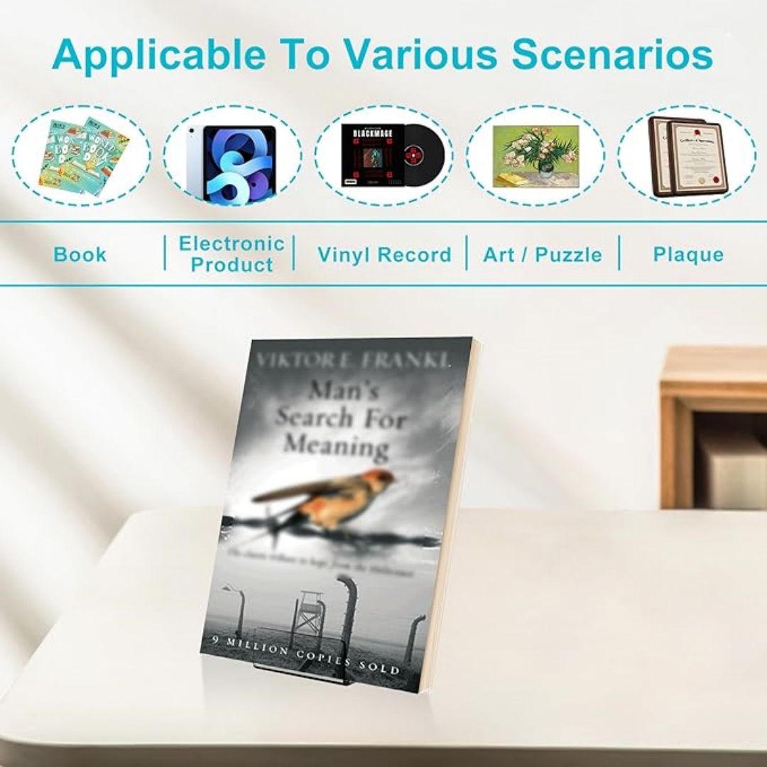Soporte de acrílico para libro - Clear Acrylic Book Stand Holder reseña y precio