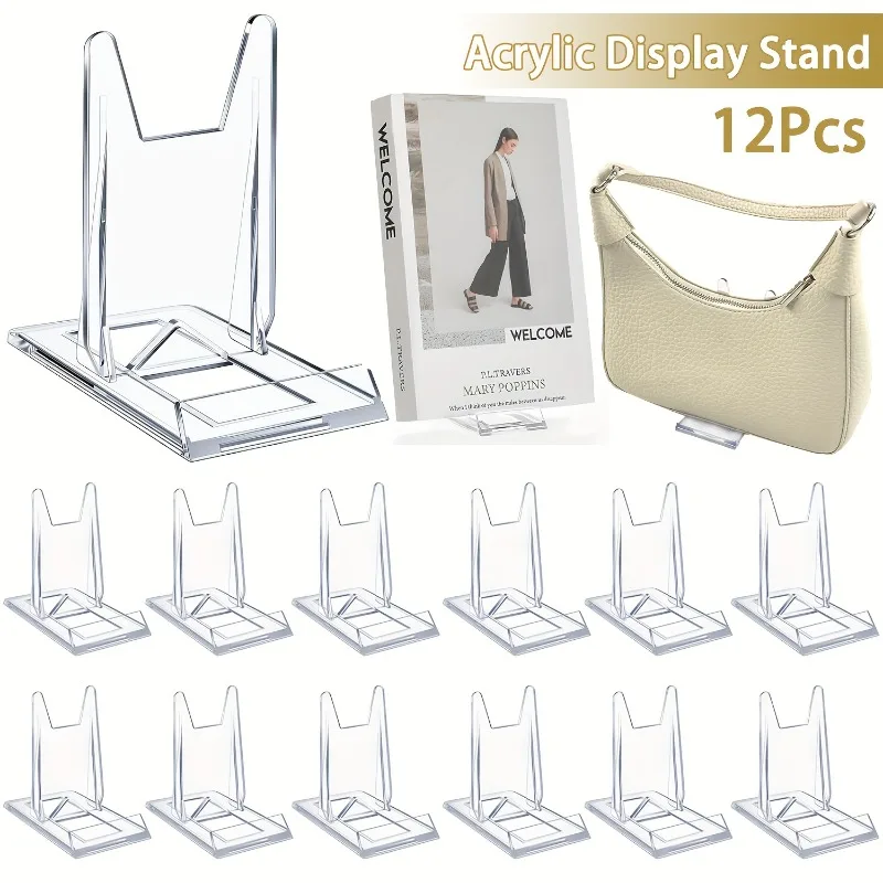 Soportes de exhibición de acrí - Clear Acrylic Book Stand Holder reseña y precio