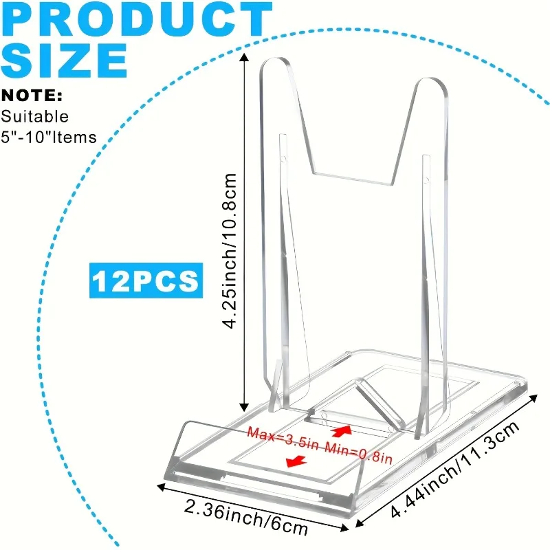 Soportes de exhibición de acrí - Clear Acrylic Book Stand Holder reseña y precio
