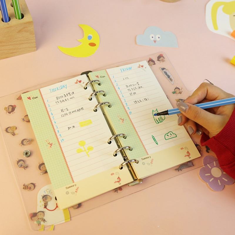 Kawayi-carpeta de hojas suelta - A5 Spiral Dotted Grid Notebook reseña y precio