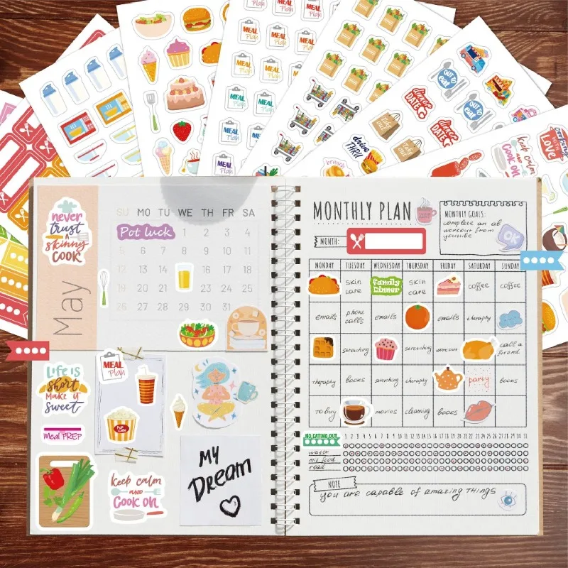 Pegatinas de planificación de  - Stationery Books reseña y precio