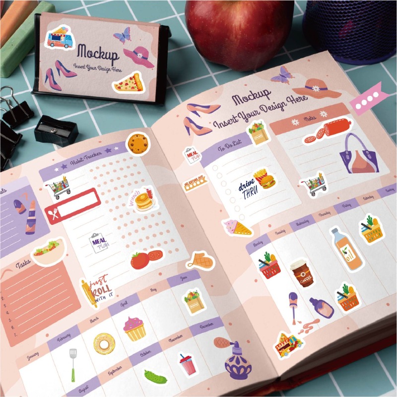 Pegatinas de planificación de  - Stationery Books reseña y precio