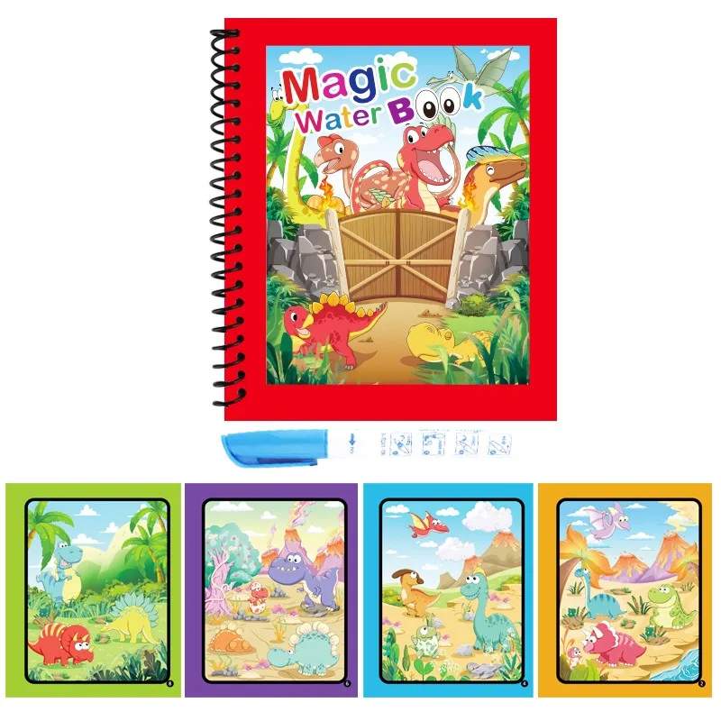Libro mágico reutilizable para - Reusable Water Magic Coloring Book reseña y precio