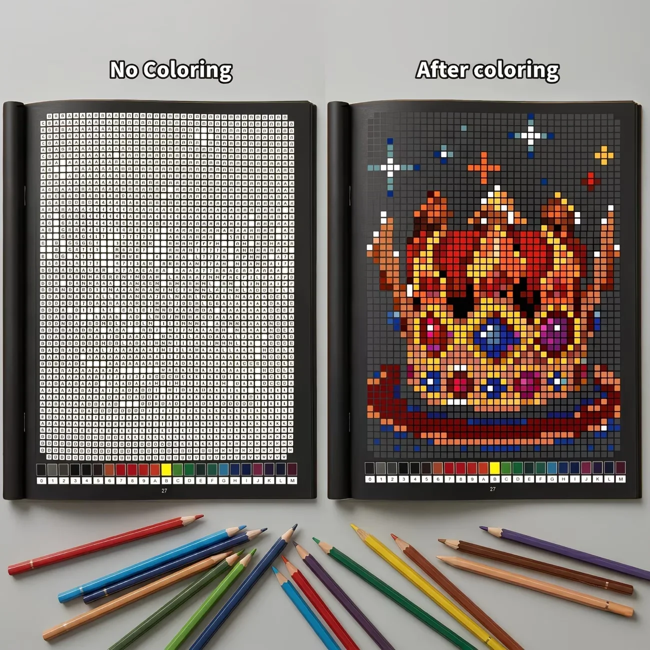 Libro de Colorear por Números  - Adult Coloring Book Stress Relief reseña y precio
