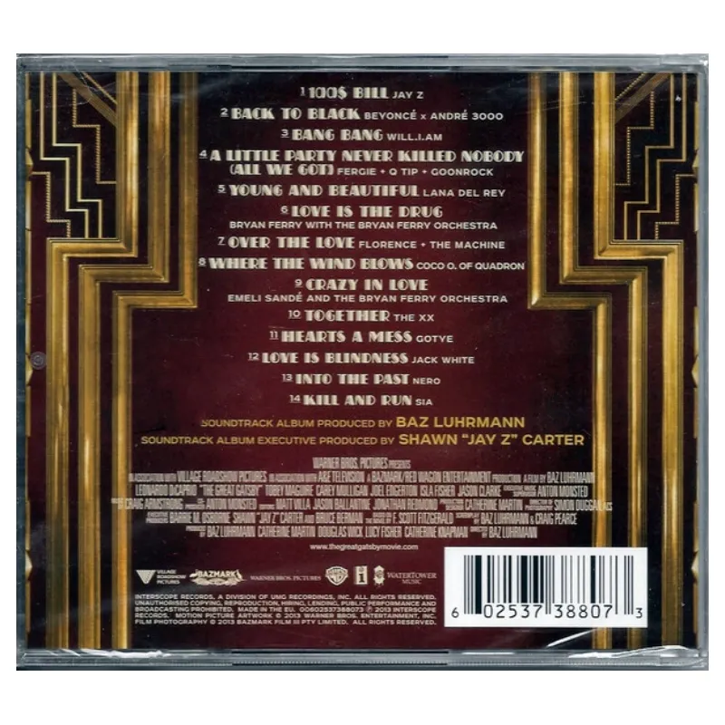 Álbum de CD de banda sonora or - Movies reseña y precio