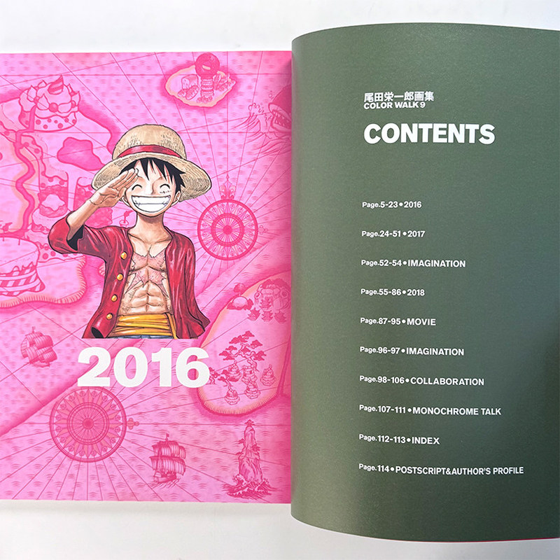 One Piece Illustration Book Co - Stationery Books reseña y precio