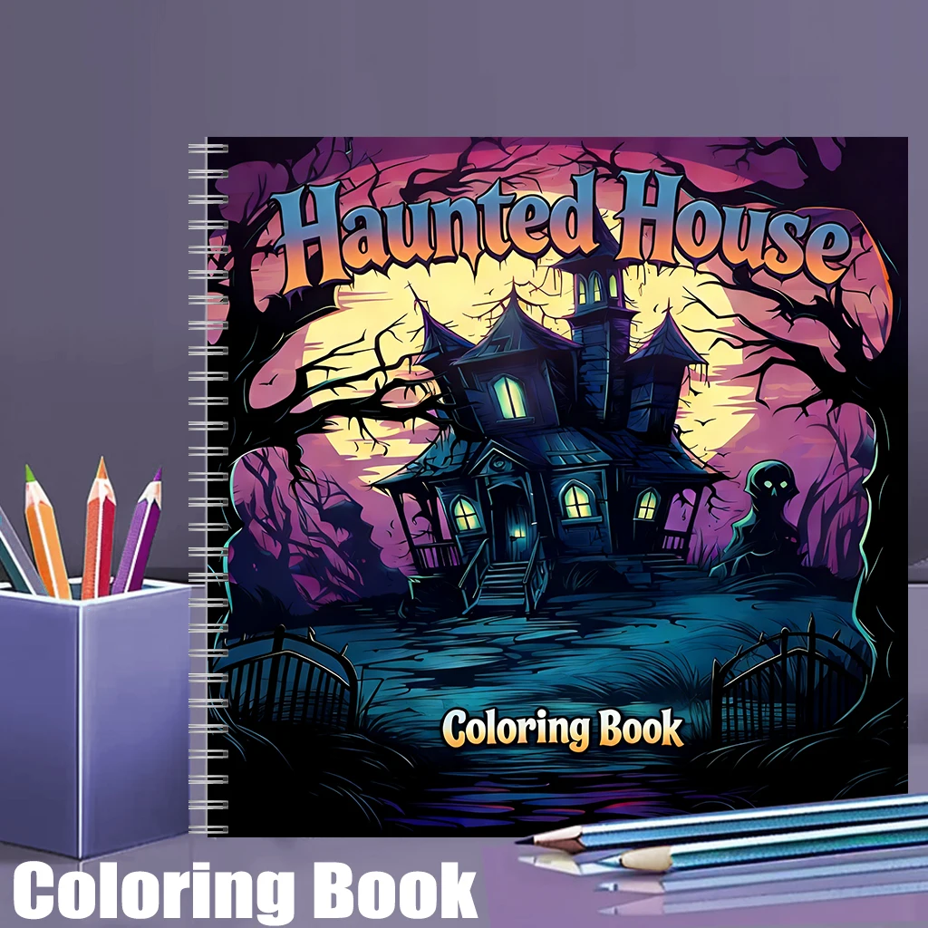 Libro de Colorear de Casas Enc - Adult Coloring Book Stress Relief reseña y precio