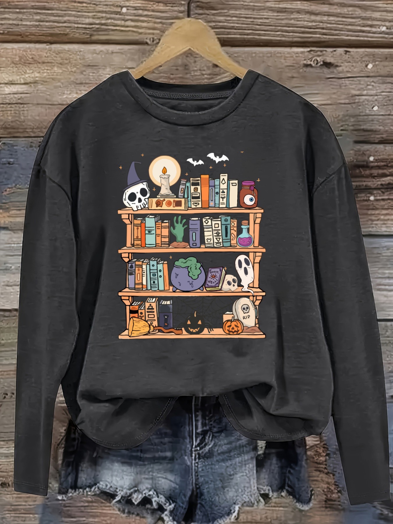 Camiseta Casual de Manga Larga - Books reseña y precio
