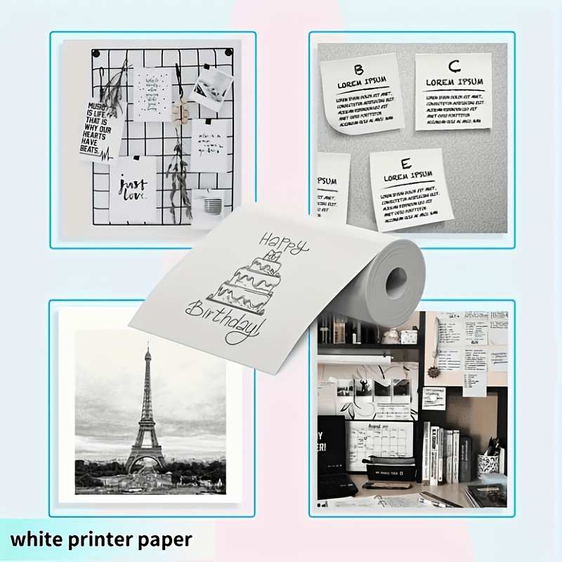 13 Rollos de Papel Térmico Min - Mini Pocket Thermal Printer Paper Roll reseña y precio