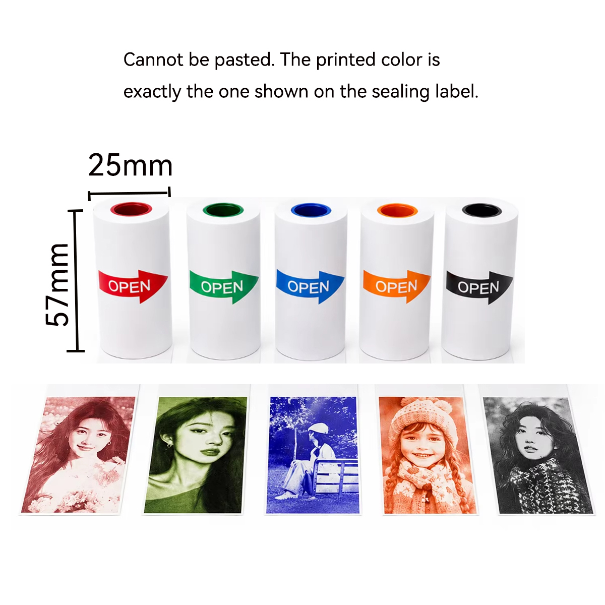 Rollo de Papel Térmico Blanco/ - Mini Pocket Thermal Printer Paper Roll reseña y precio