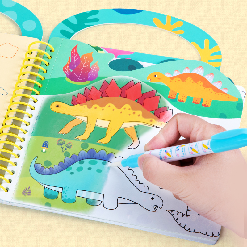 Libro mágico de dibujo al agua - Reusable Water Magic Coloring Book reseña y precio