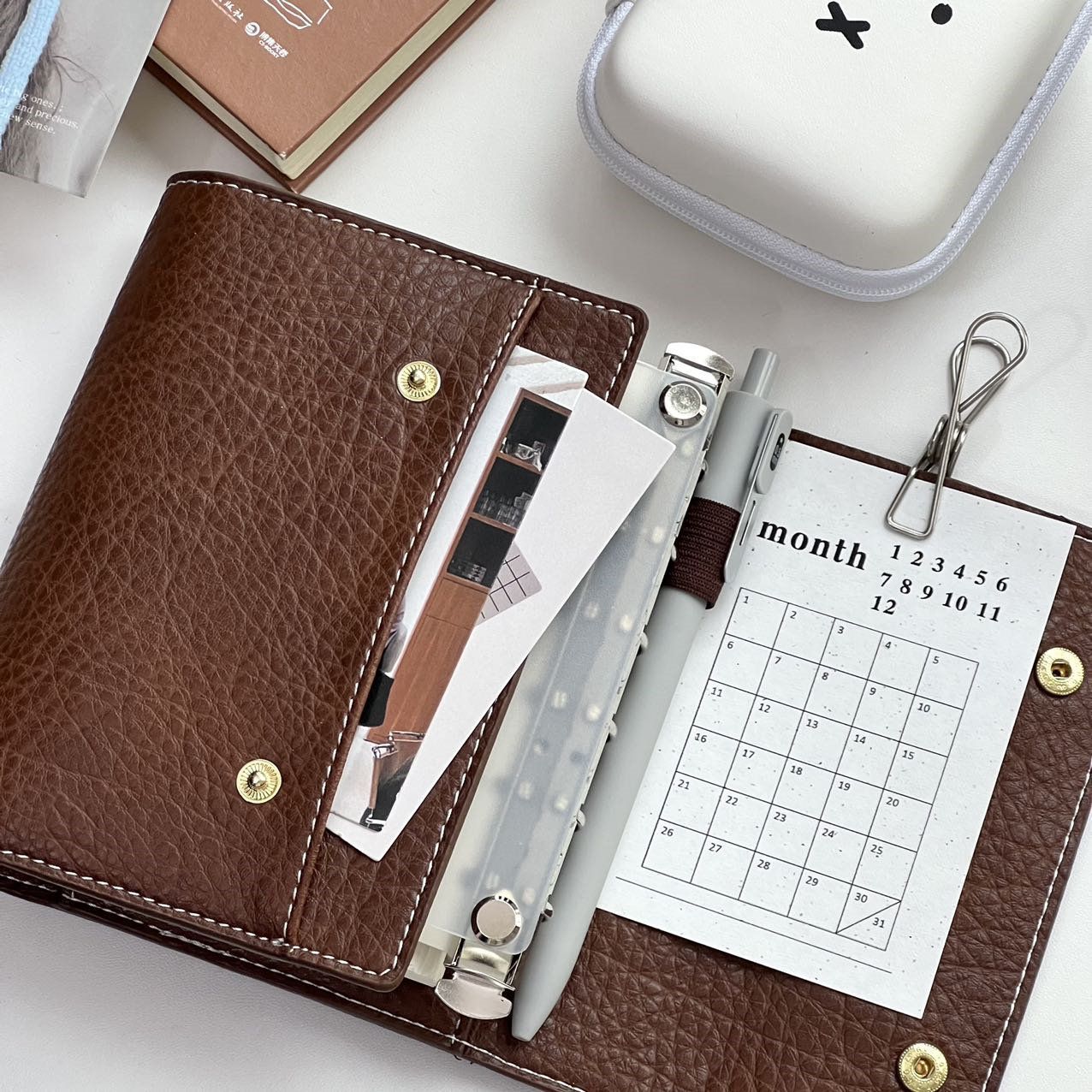 Libreta A7 de Tres Pliegues, T - Vintage Leather Journal Notebook reseña y precio