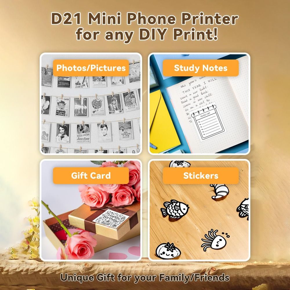 Mini impresora de pegatinas, i - Mini Pocket Thermal Printer Paper Roll reseña y precio
