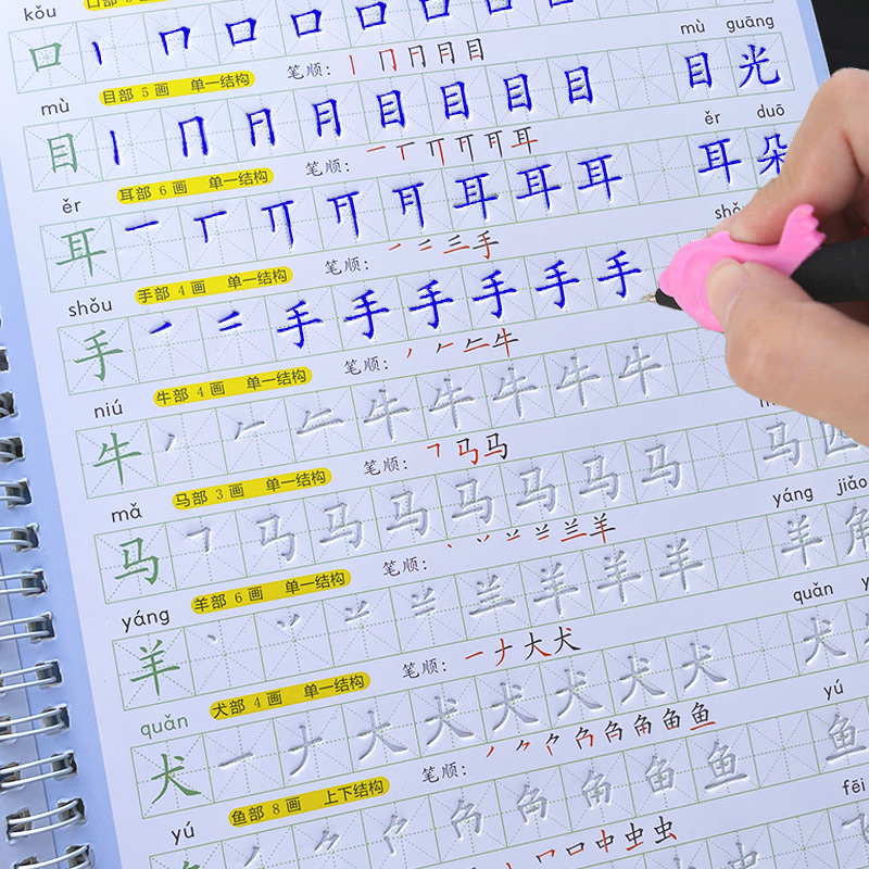 Cuaderno para niños, libro de  - Chinese Calligraphy Practice Book reseña y precio